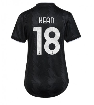 Juventus Moise Kean #18 Bortedrakt Kvinner 2022-23 Kortermet